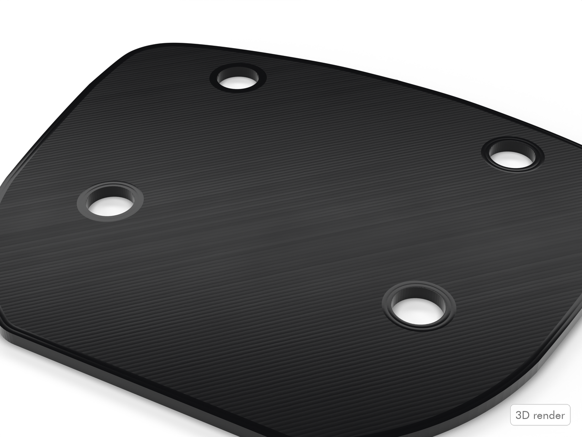 Ludwig Compatible Bass Drum Plate (Atlas Mount)