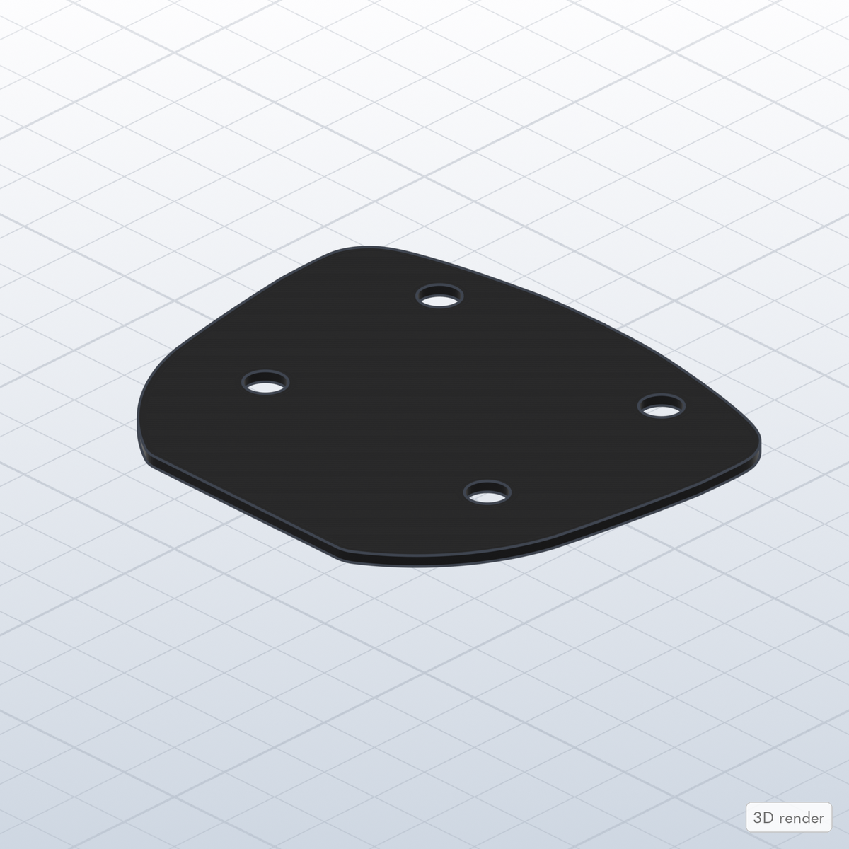 Ludwig Compatible Bass Drum Plate (Atlas Mount)