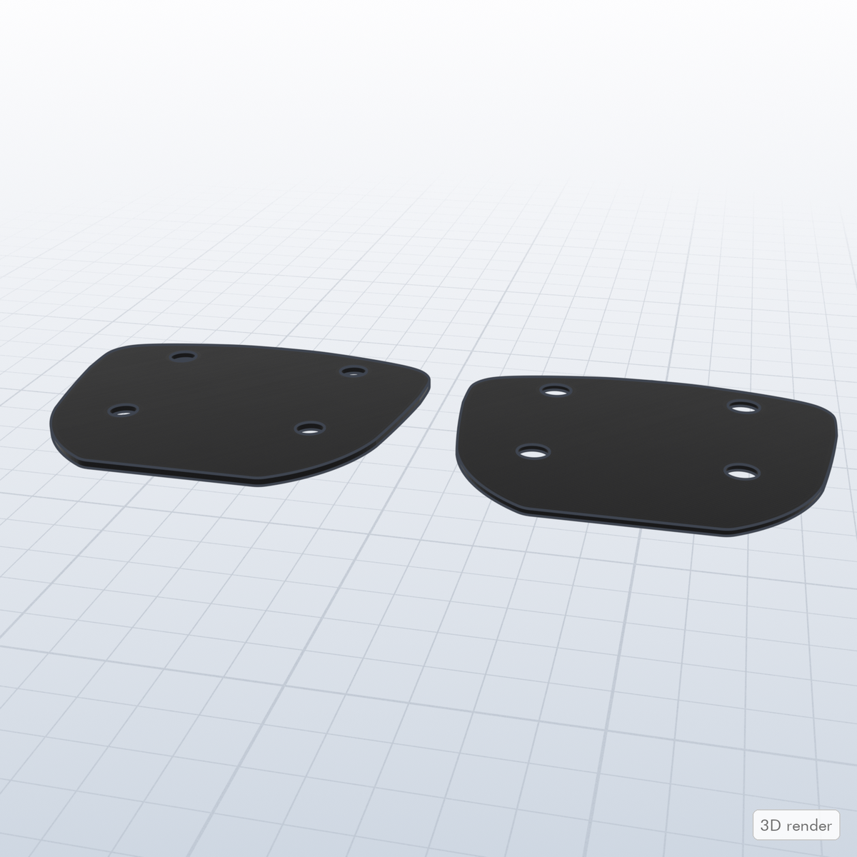 Ludwig Compatible Bass Drum Plate (Atlas Mount)
