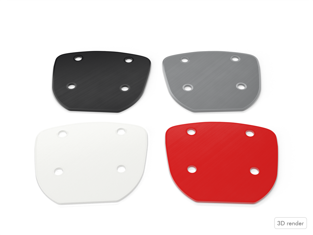 Ludwig Compatible Bass Drum Plate (Atlas Mount)