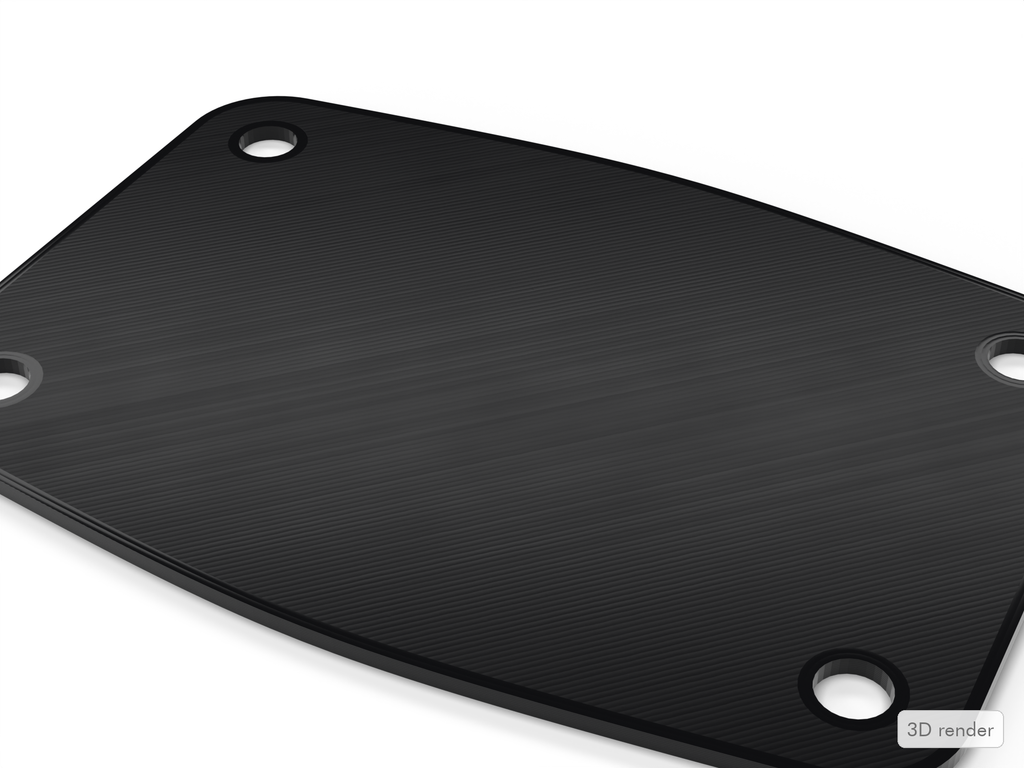 Ludwig Breakbeats Compatible Bass Drum Plate