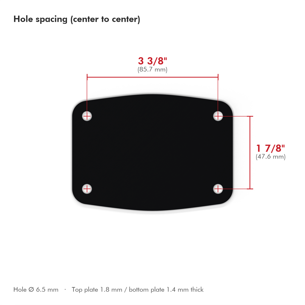 Ludwig Breakbeats Compatible Bass Drum Plate