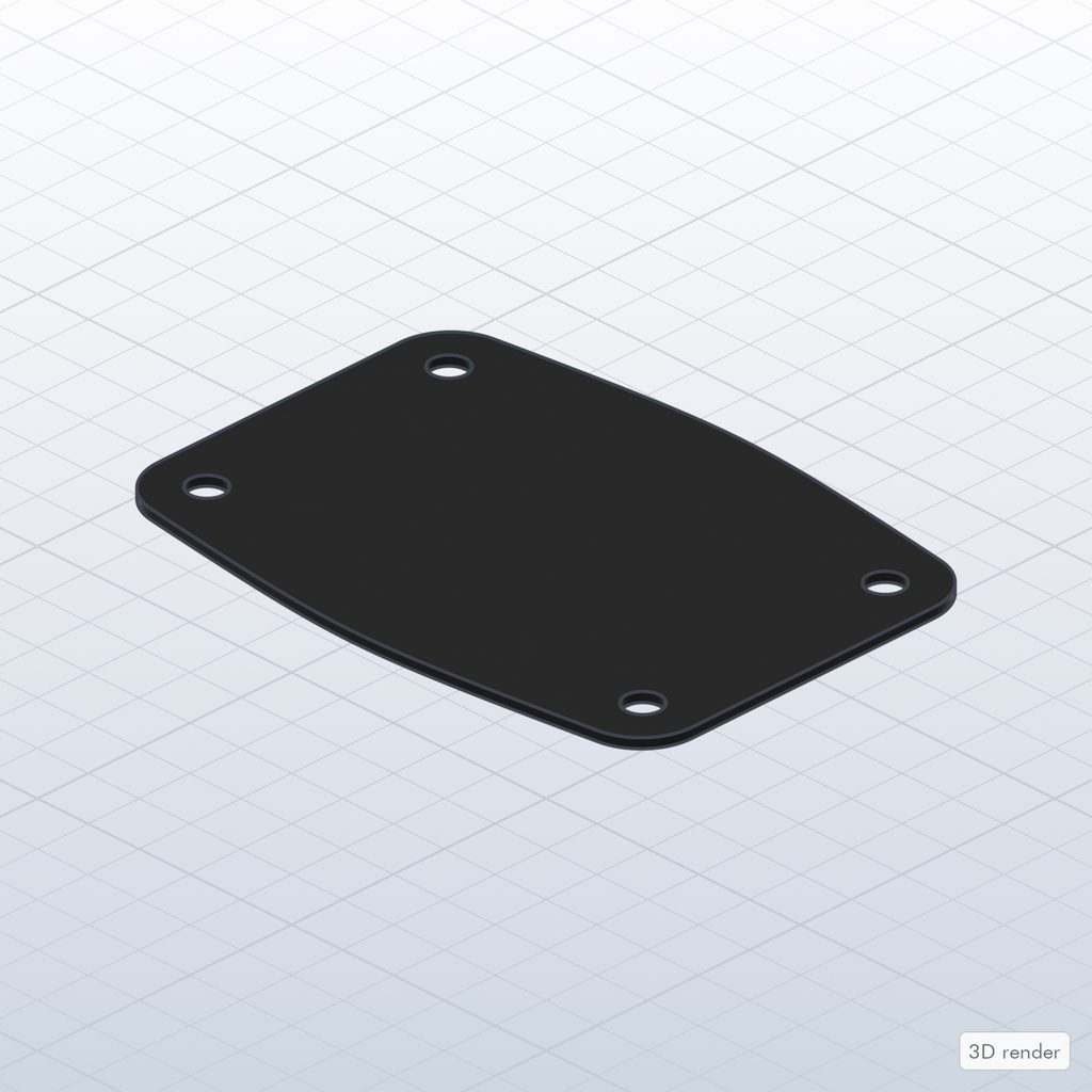 Ludwig Breakbeats Compatible Bass Drum Plate
