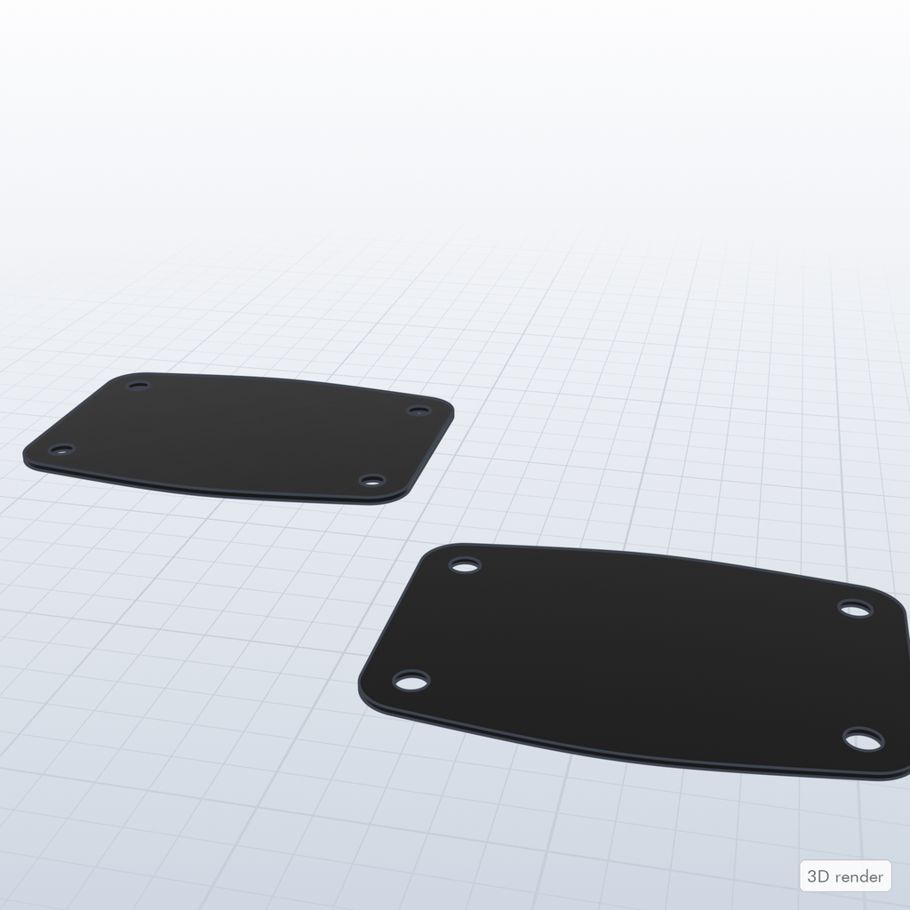 Ludwig Breakbeats Compatible Bass Drum Plate