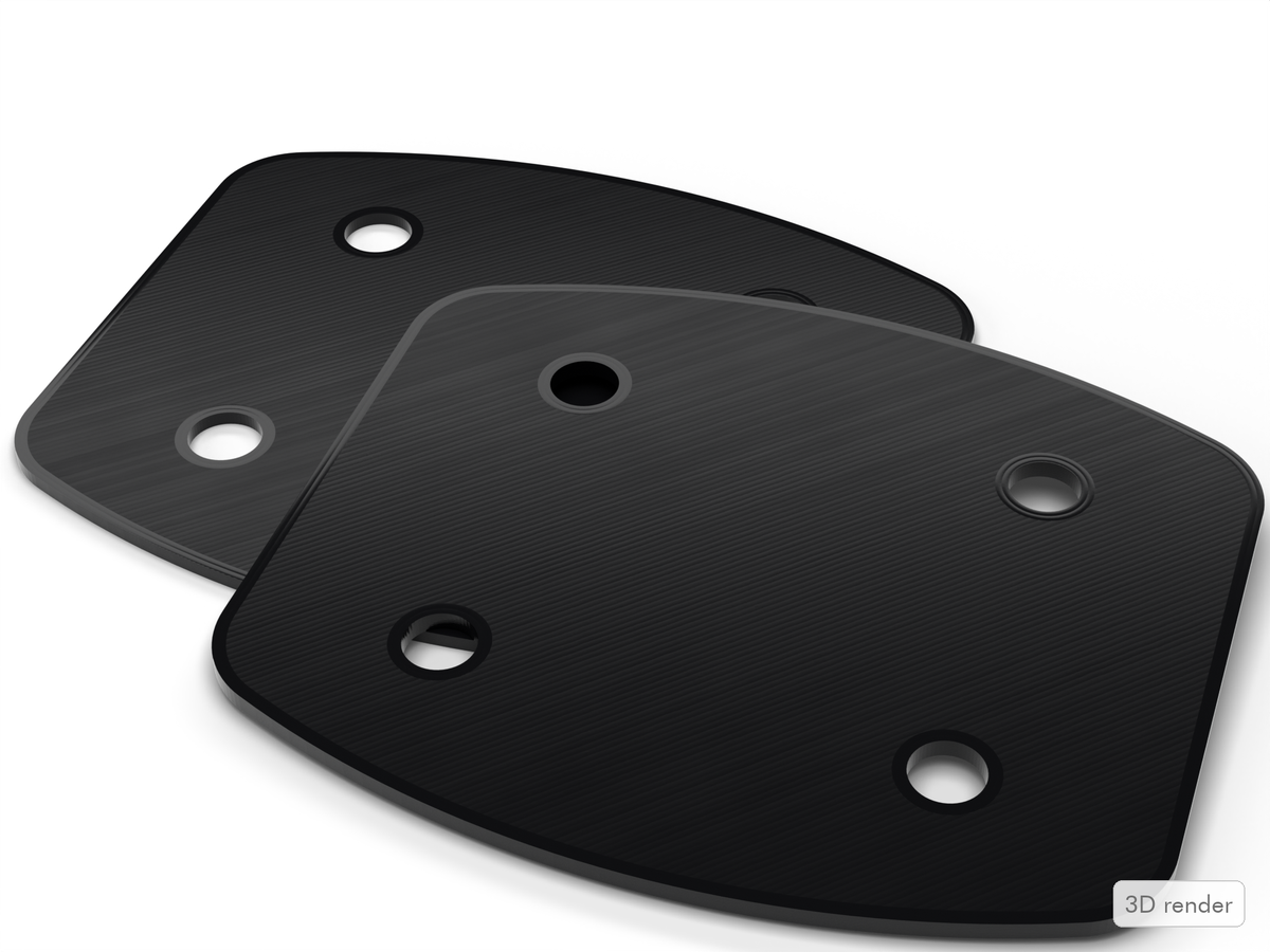 Ludwig Compatible Bass Drum Plate (Elite Mount)