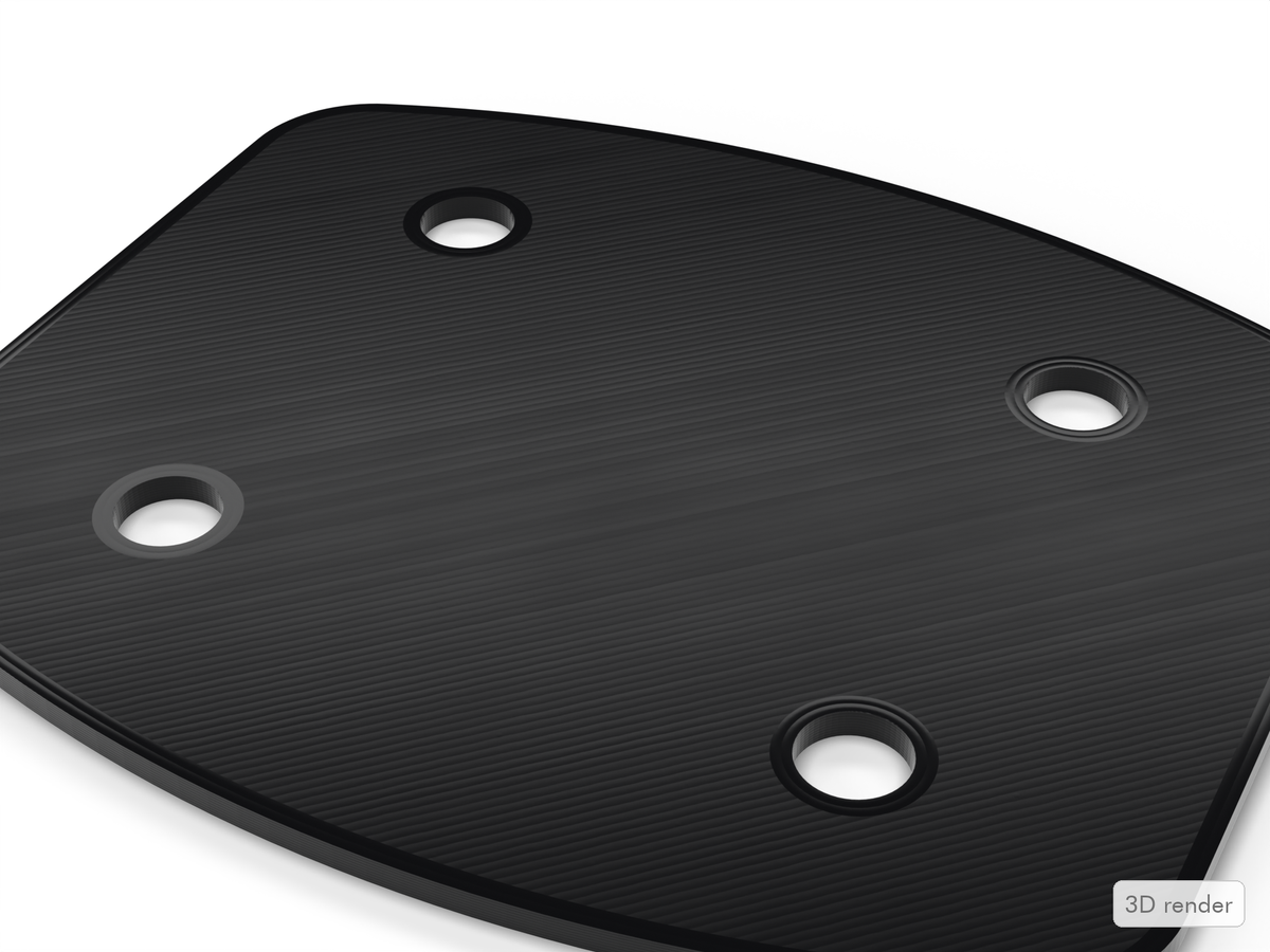 Ludwig Compatible Bass Drum Plate (Elite Mount)