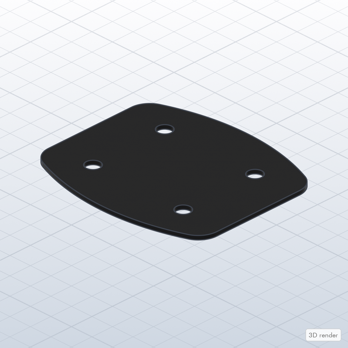 Ludwig Compatible Bass Drum Plate (Elite Mount)