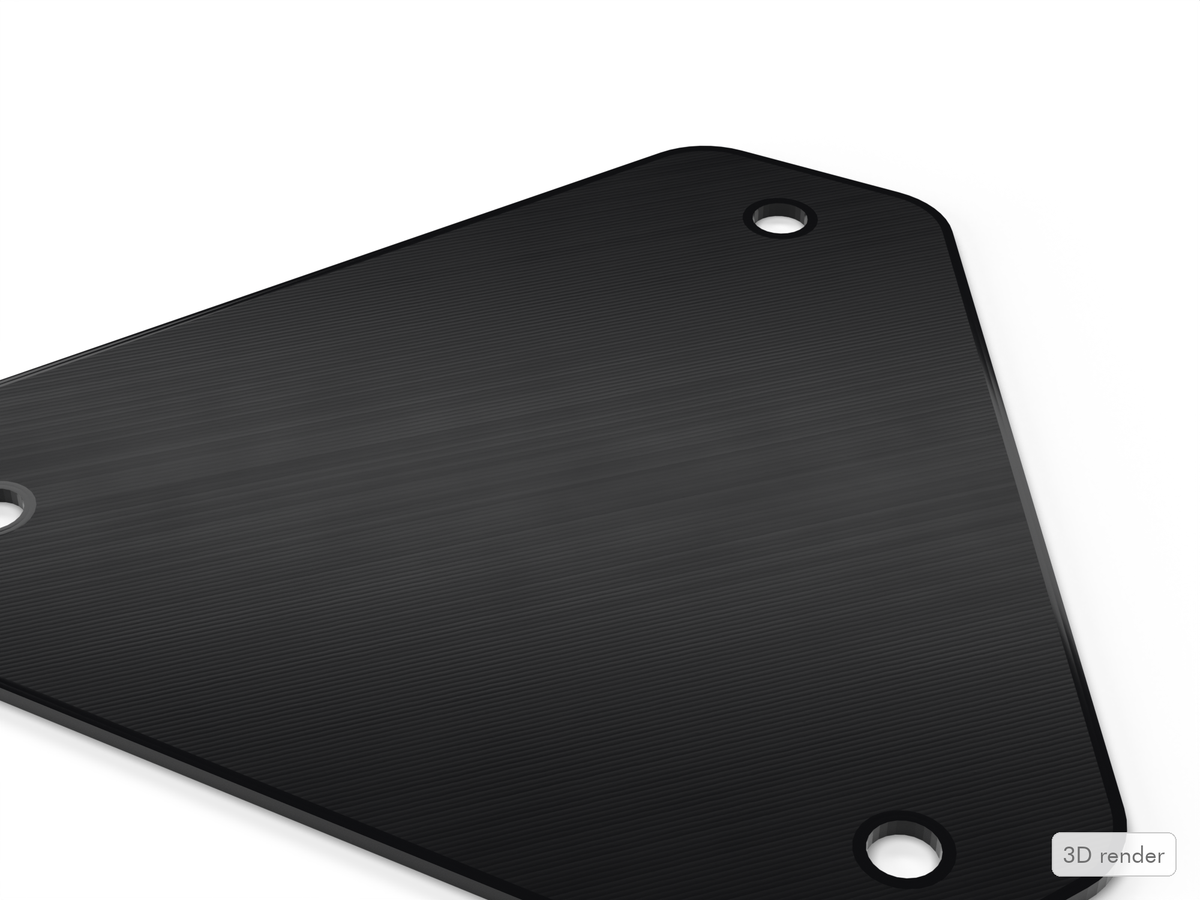 Ludwig Compatible Bass Drum Plate (Modular)