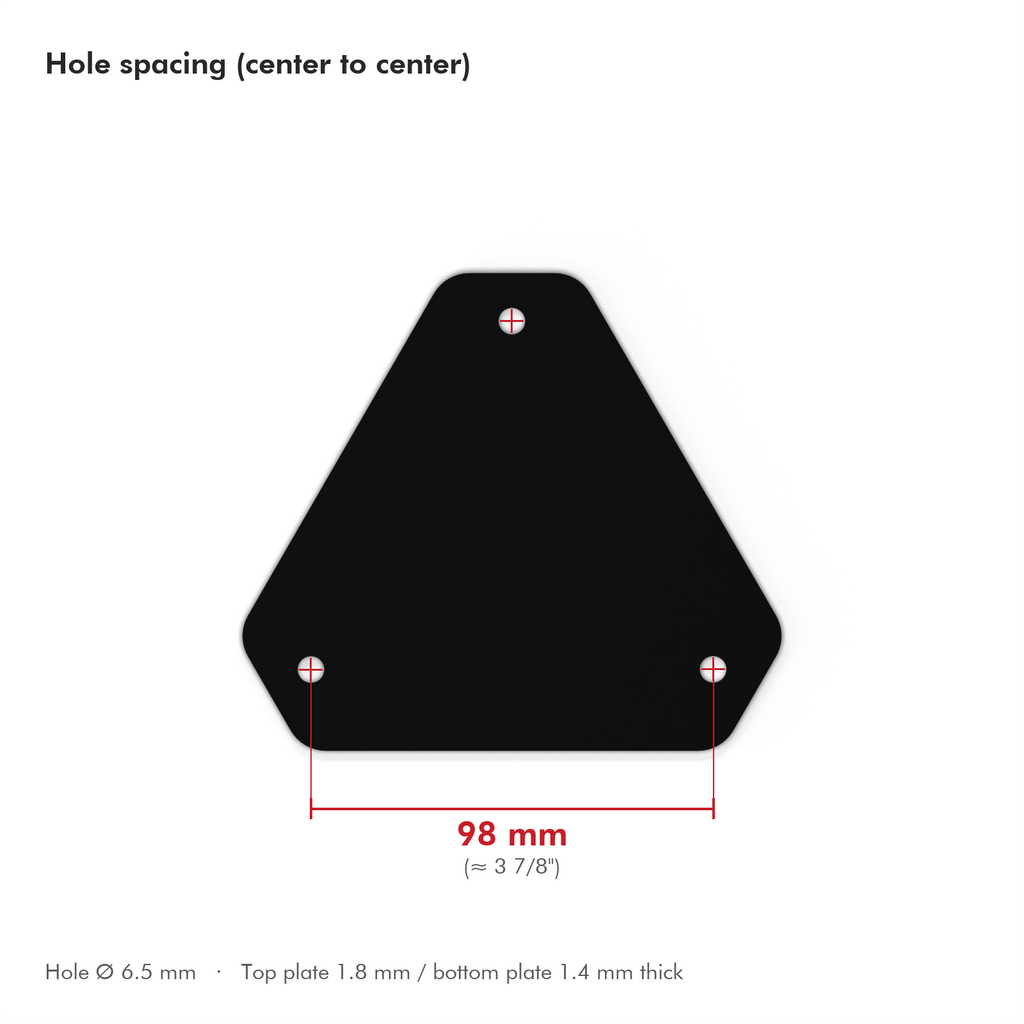Ludwig Compatible Bass Drum Plate (Modular)