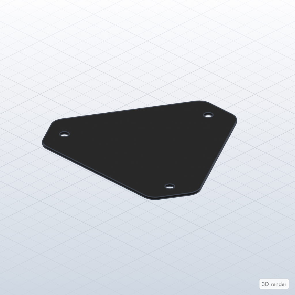 Ludwig Compatible Bass Drum Plate (Modular)