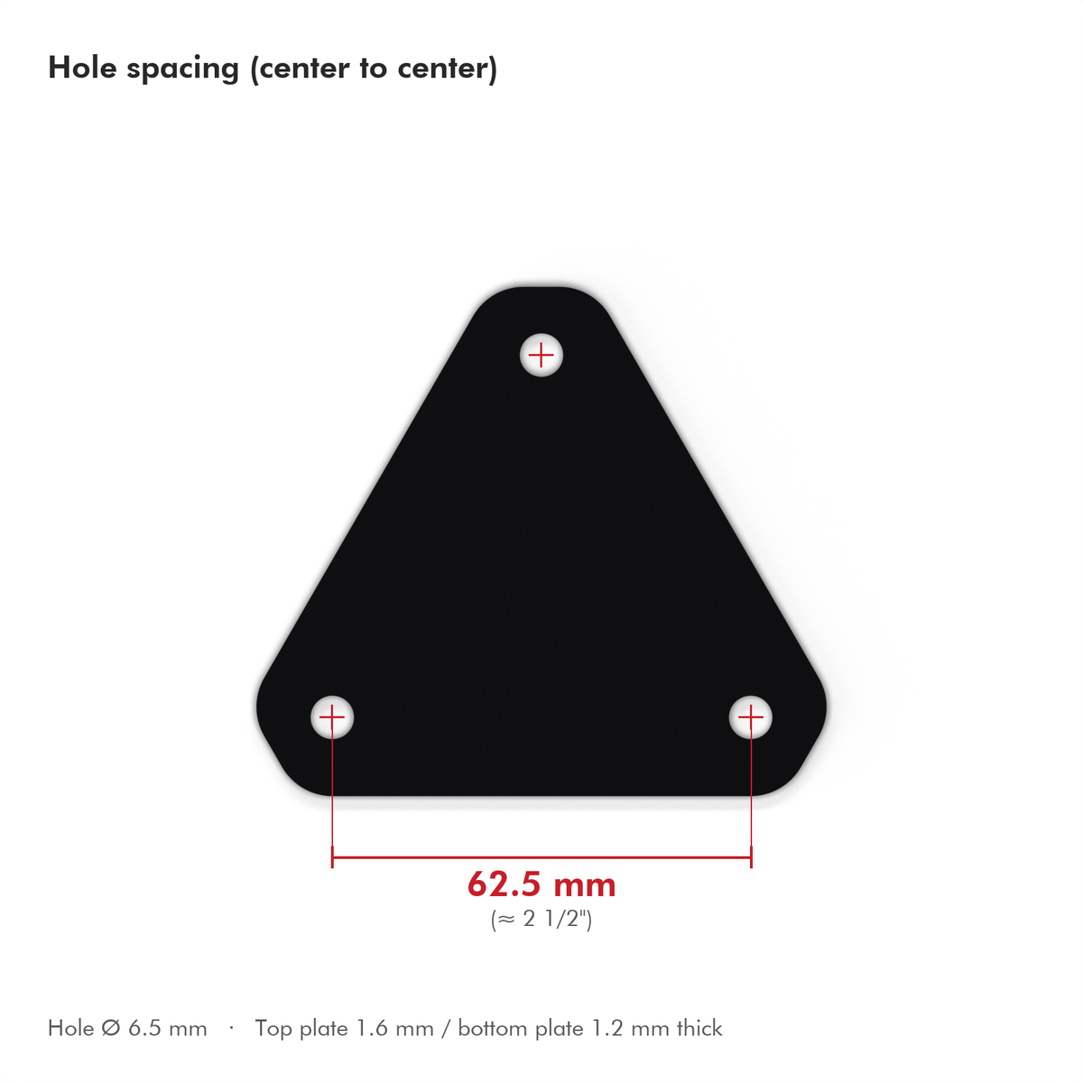 Ludwig Modular Drums Compatible Tom Drum Plate