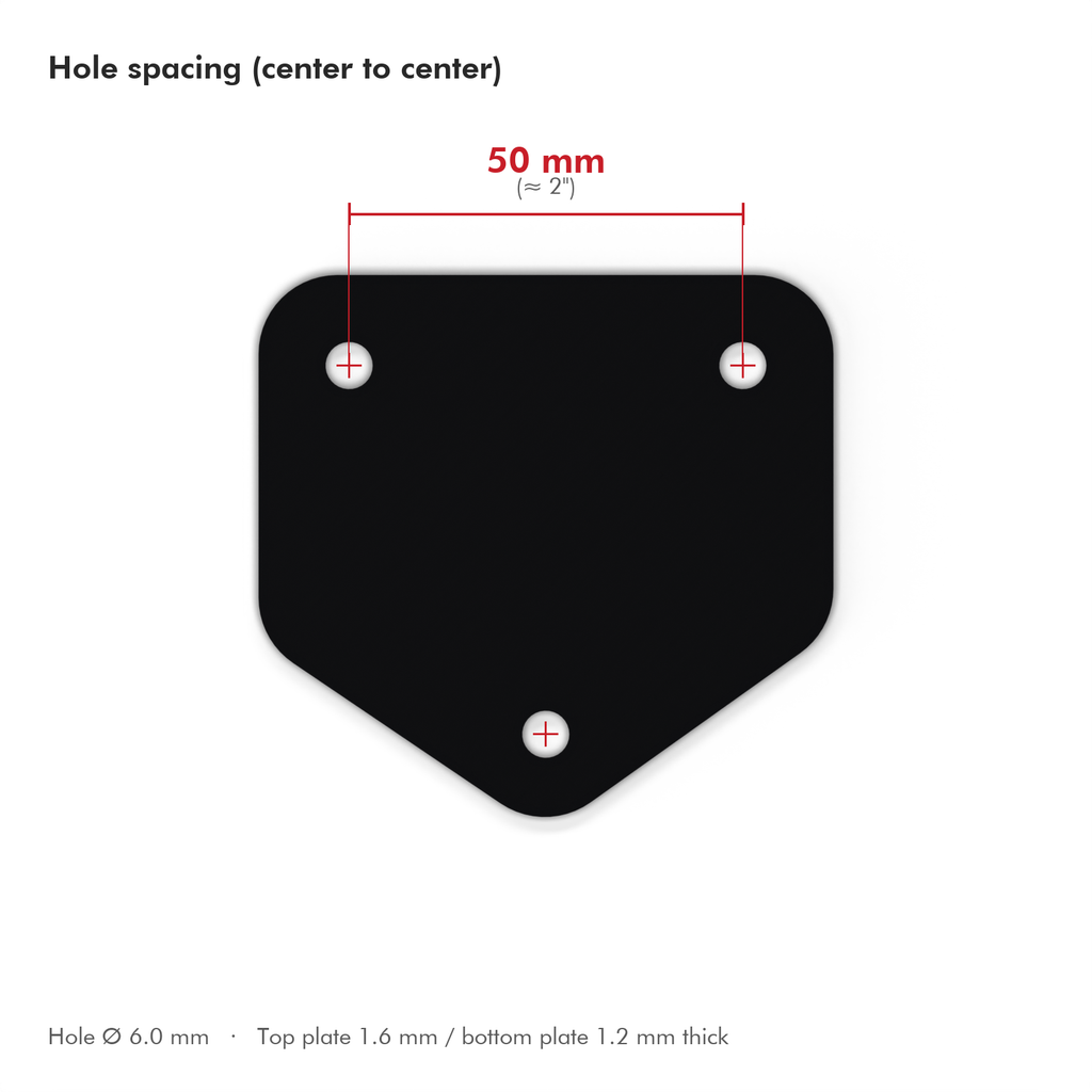 Pearl Drums Compatible Tom Drum Plate