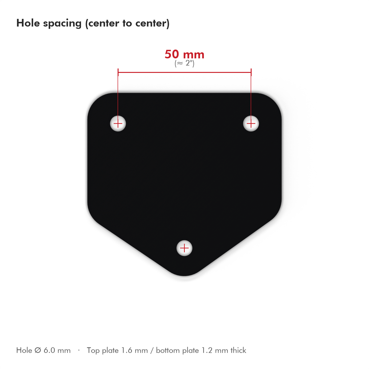 Pearl Drums Compatible Tom Drum Plate