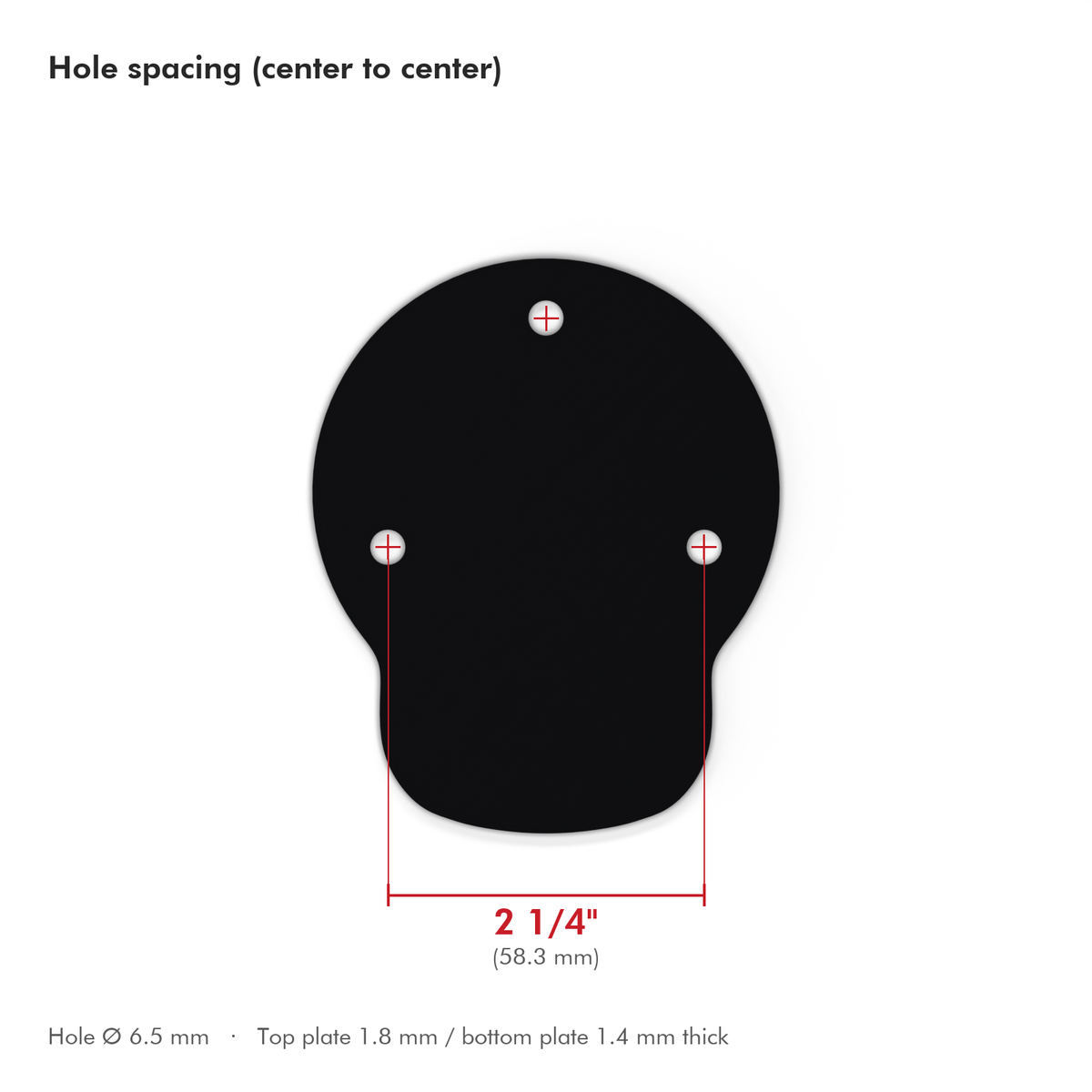 Sonor Force (3005) Compatible Bass Drum Plate