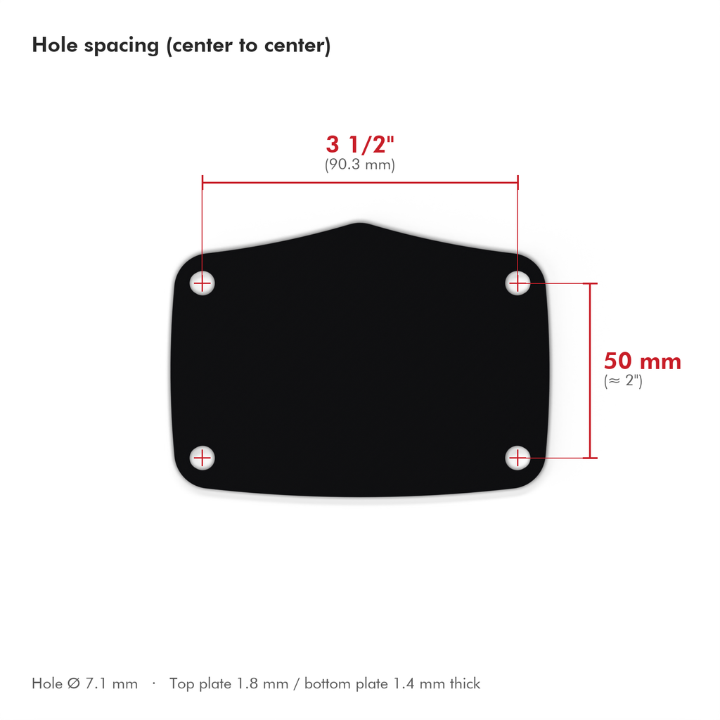 Tama Starclassic, Silverstar, Imperialstar Compatible Bass Drum Plate