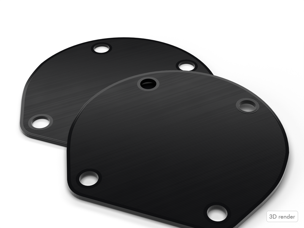 Yamaha Low-Mass/Hybrid Compatible Bass Drum Plate