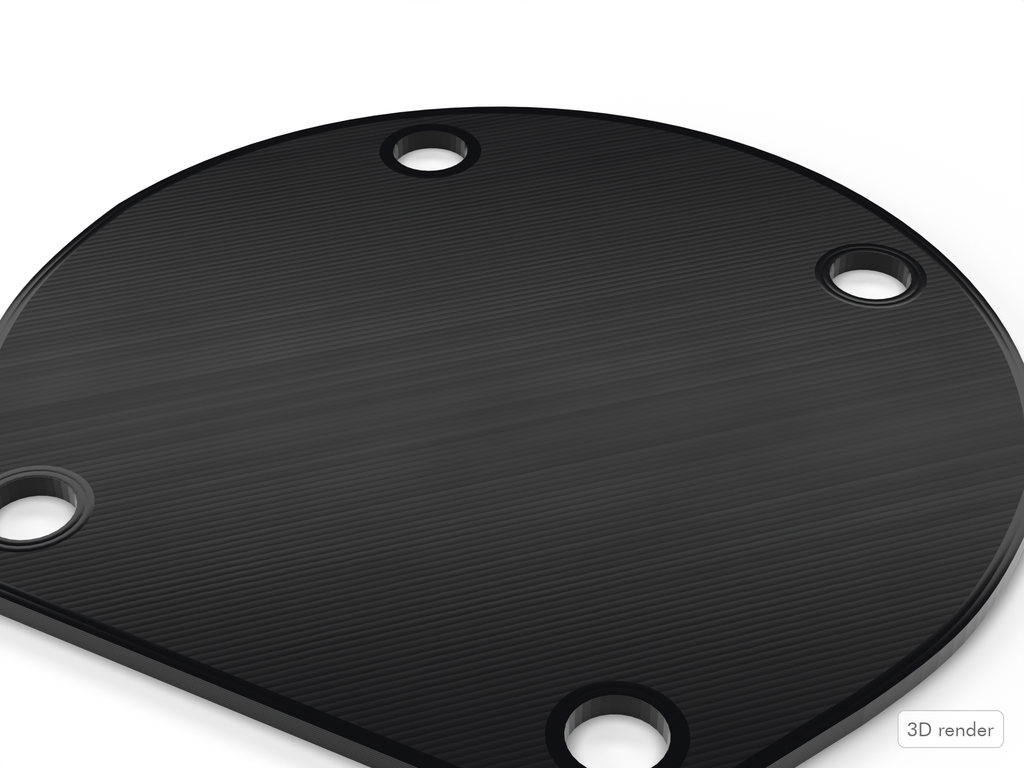 Yamaha Low-Mass/Hybrid Compatible Bass Drum Plate