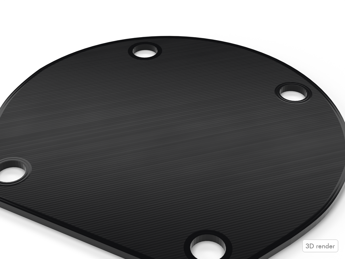 Yamaha Low-Mass/Hybrid Compatible Bass Drum Plate