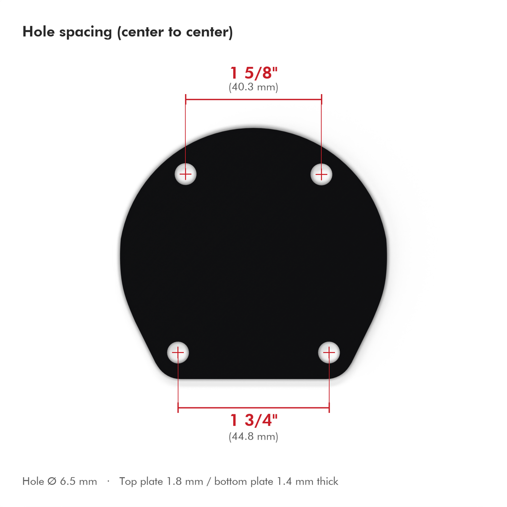 Yamaha Low-Mass/Hybrid Compatible Bass Drum Plate