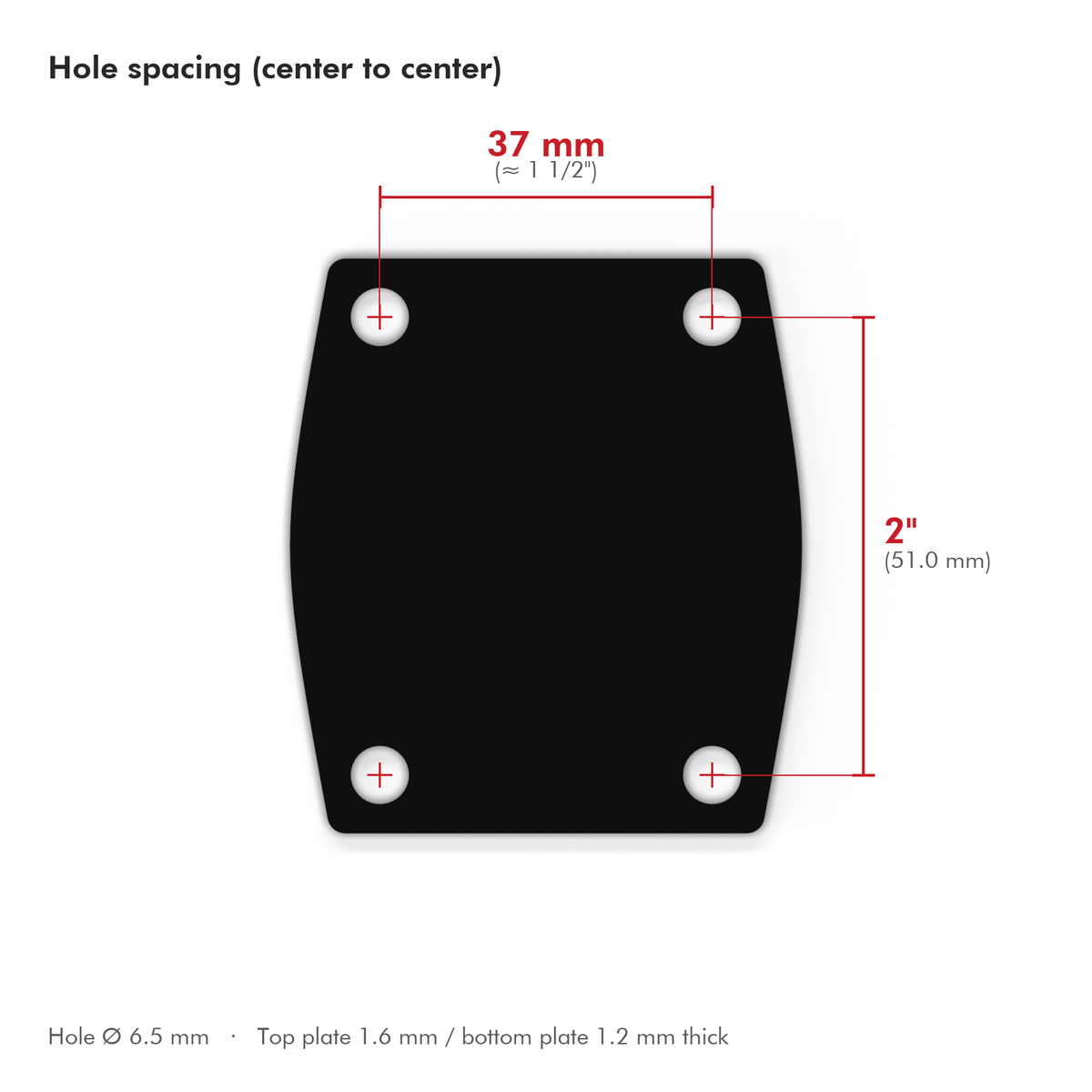 Yamaha Stage, Recording, Tour, Club Custom Compatible Tom Drum Plate