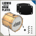 Ludwig Breakbeats Compatible Bass Drum Masking Plate, 3D printed drum part - photo 1