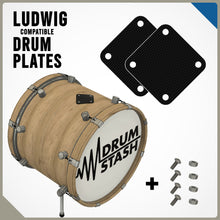Load image into Gallery viewer, Ludwig Vintage Drums Compatible Bass Drum Plate
