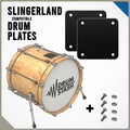 Slingerland Vintage '70s Drums Compatible Bass Drum Masking Plate, 3D printed drum part - photo 1