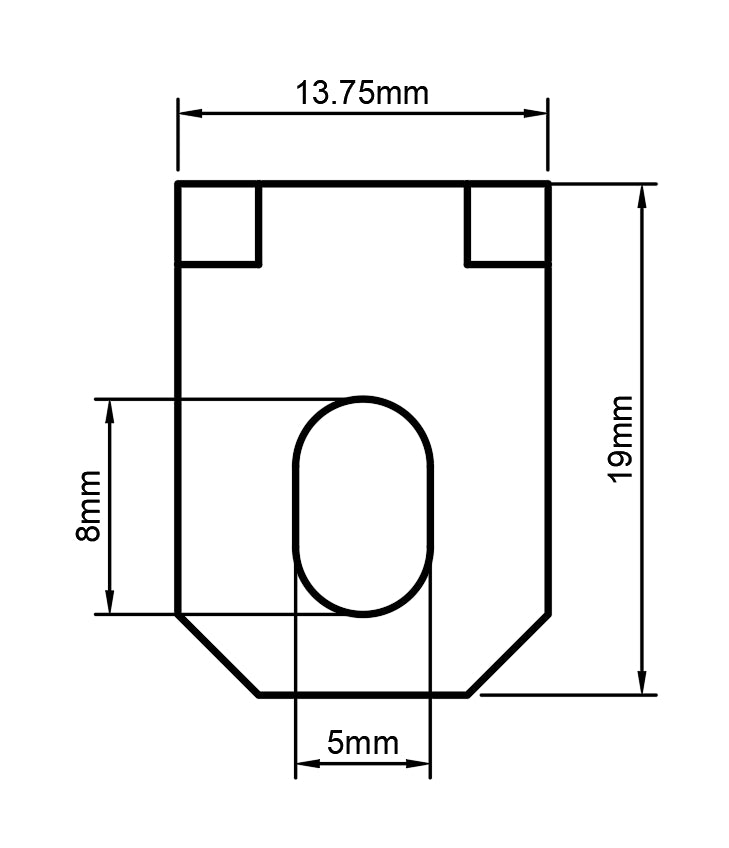 Snare and Tom Lug Insert, Tama Starclassic Compatible Drum Part Replacement Diagram