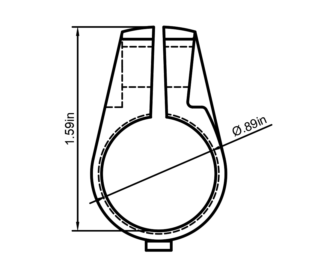 Pearl 900 Series Compatible 7/8" Bushing for Cymbal Stands, Drum Part Replacement (Compare to PL08), 3D printed drum part - photo 5