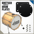 Gretsch Renown Compatible Bass Drum Masking Plate (Round), 3D printed drum part - photo 1