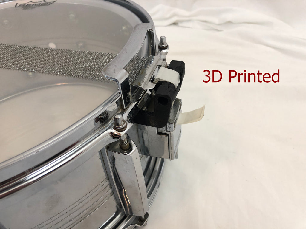 Yamaha Compatible Vintage Snare Bridge Replacement, Black PETG, 3D printed drum part - photo 12