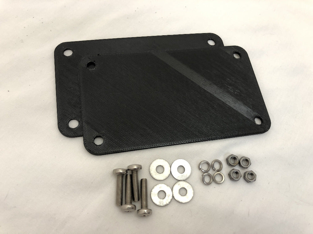 Pearl Export and Slingerland Compatible Bass Drum Masking Plate, 3D printed drum part - photo 4