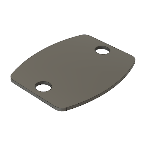 Tom Mount/Floor Tom Bracket Spacer - Ludwig Compatible (Elite-Style), 3D printed drum part - photo 1