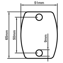 Load image into Gallery viewer, Tom Mount/Floor Tom Bracket Spacer - Ludwig Compatible Drum Part Replacement (Elite-Style)
