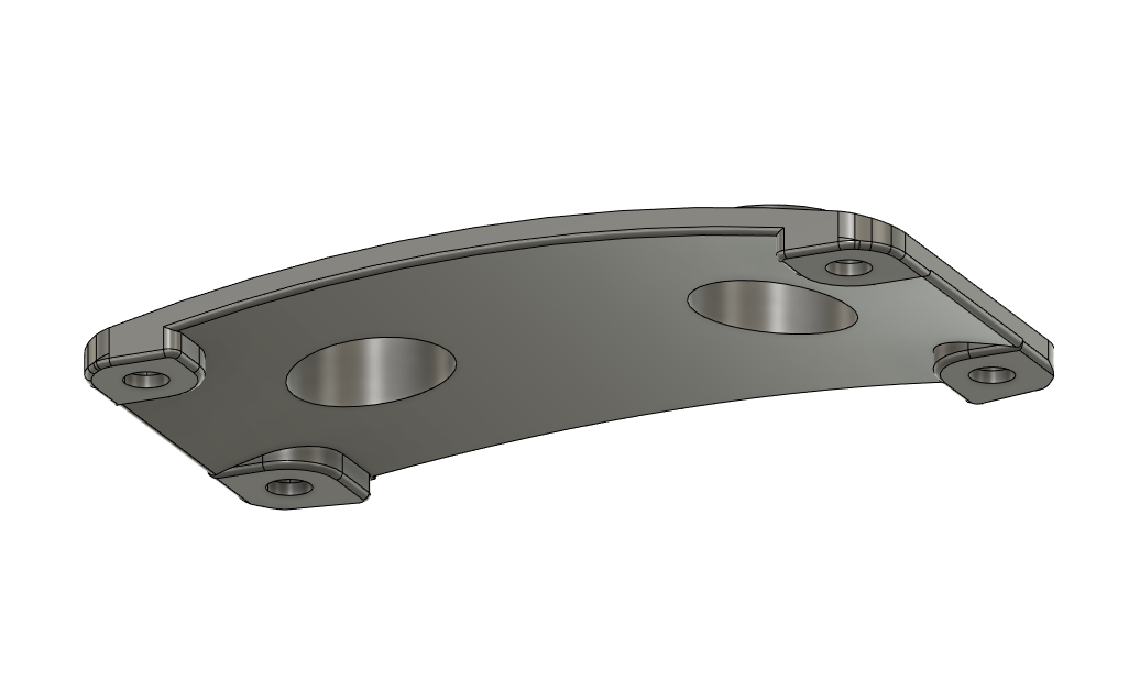 Inner Bass Mount Plate, Pearl Session Custom Compatible, 3D printed drum part - photo 5