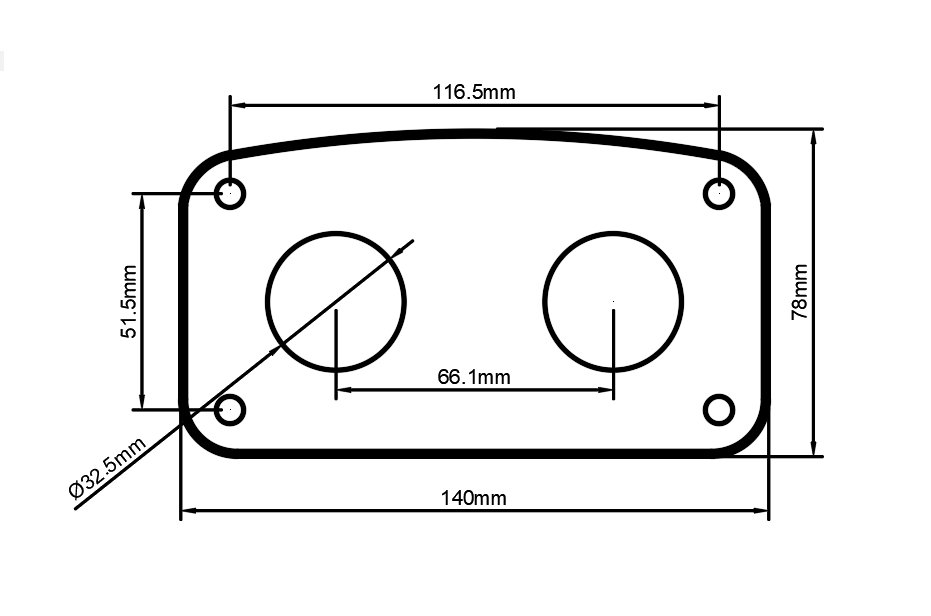 Bass Mount Spacer - Pearl Session Custom Compatible, 3D printed drum part - photo 2