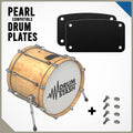 Pearl Compatible Bass Drum Masking Plate (Session), 3D printed drum part - photo 1