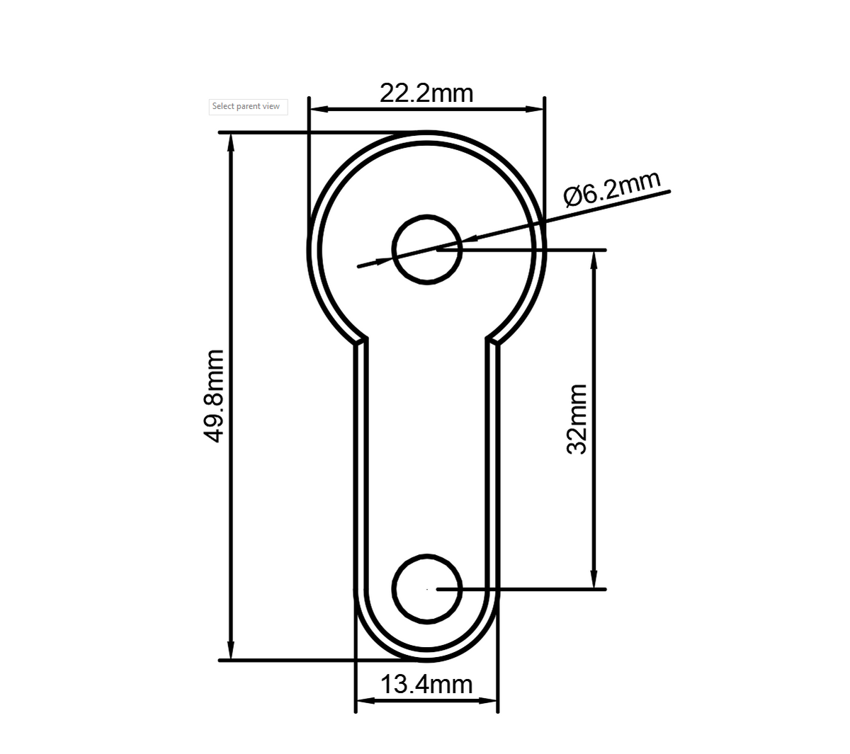 Drum Lug Spacer, Sonor AQ2 / AQX Compatible, 3D printed drum part - photo 3