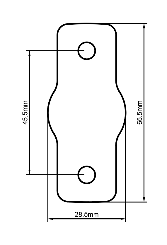 Bass Lug Spacer, Sonor Force (3005) Compatible Drum Part Replacement Diagram