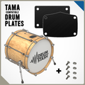 Tama Starclassic, Silverstar, Imperialstar Compatible Bass Drum Masking Plate, 3D printed drum part - photo 1
