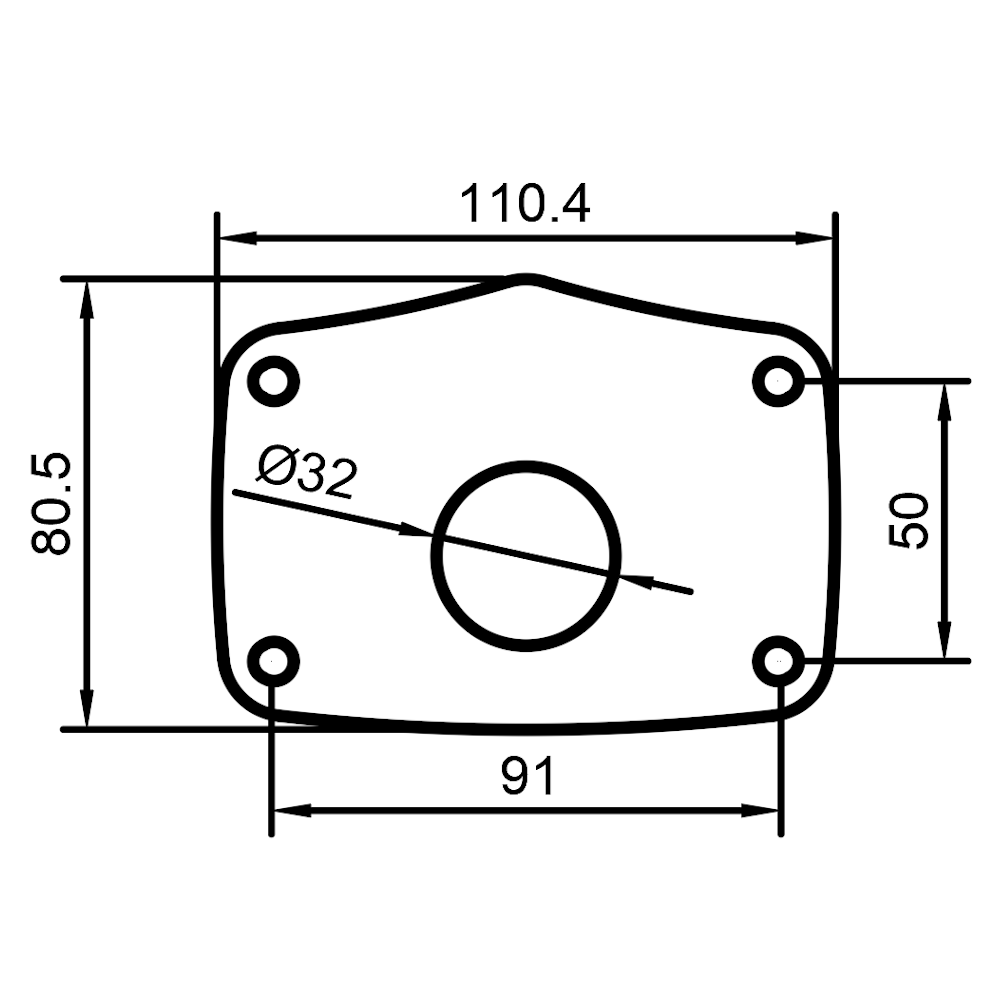 Bass Mount Spacer - Tama Compatible (Starclassic/Silverstar/Imperialstar), 3D printed drum part - photo 2
