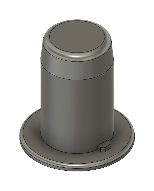 Yamaha-Compatible Tom Mount Hole Plug For Tom Drum Mounts, 3D printed drum part - photo 1