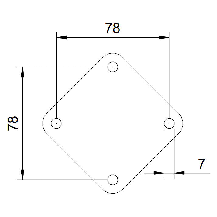 Ludwig Vintage Drums Compatible Bass Drum Plate Diagram