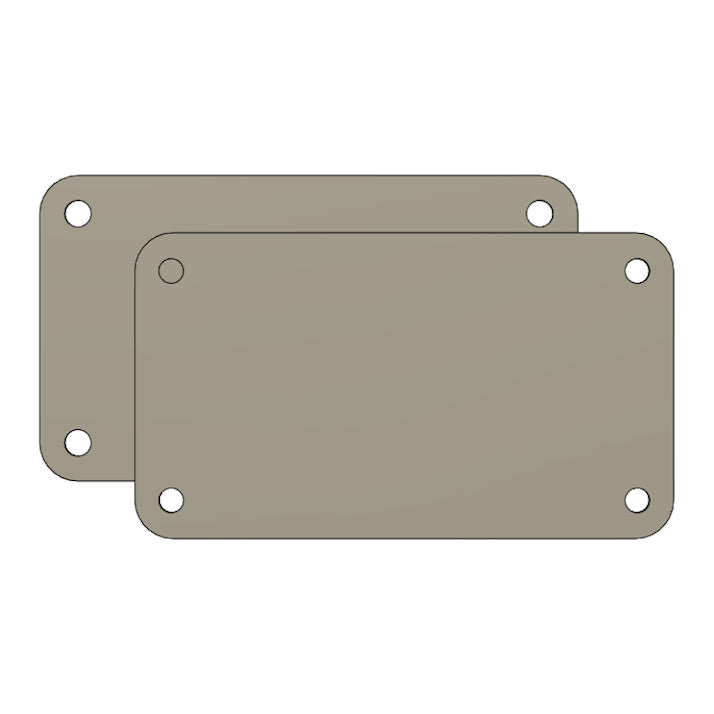 Pearl Export and Slingerland Compatible Bass Drum Plate Diagram