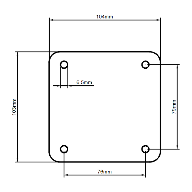 Slingerland Vinatge '70s Drums Compatible Bass Drum Plate Diagram